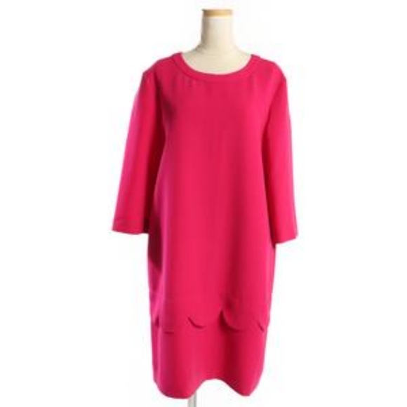 Kate Spade Pink Scalloped Dress Size 0 - Picture 3 of 8